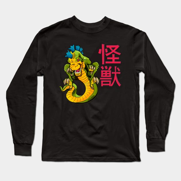 Kaiju Long Sleeve T-Shirt by FranczV